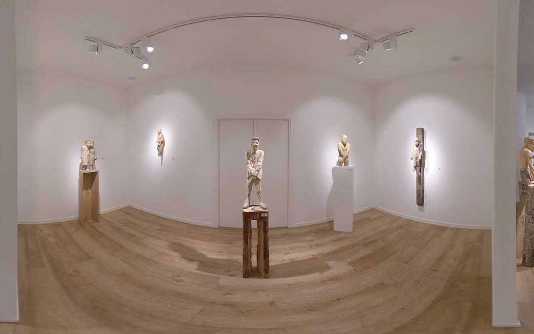 As partes e o todo, exposición de esculturas de Álvaro de la Vega